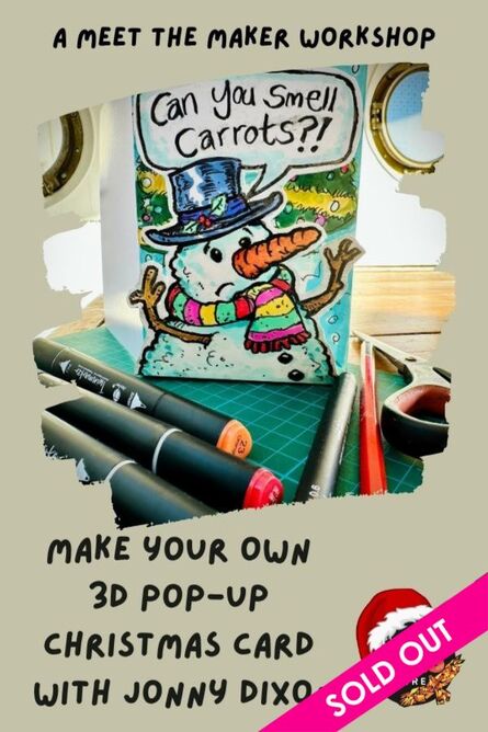  3D Pop-up Christmas Card - A Meet the Maker Workshop