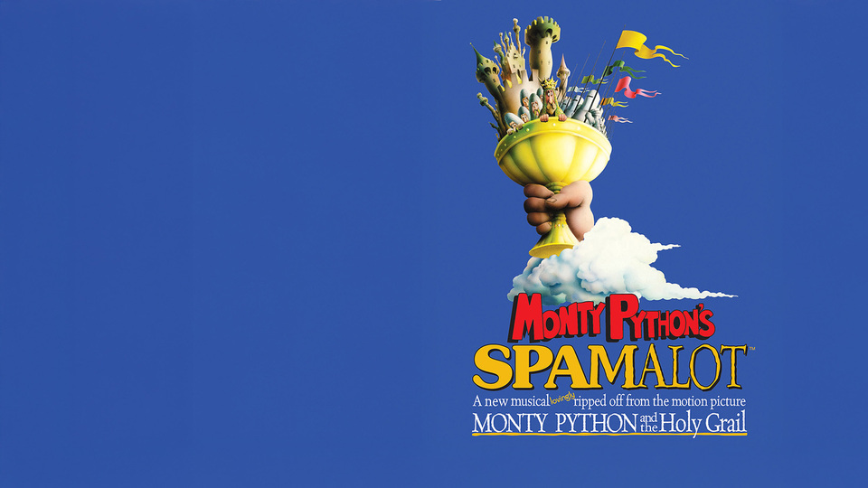 Promotional image for the show 'SPAMALOT' in May 2026 at Blackburn Empire Theatre.