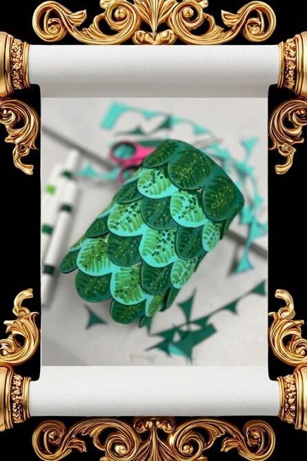  Create a Dragon Scale Armour Cuff - A Cosplay Exhibition Workshop