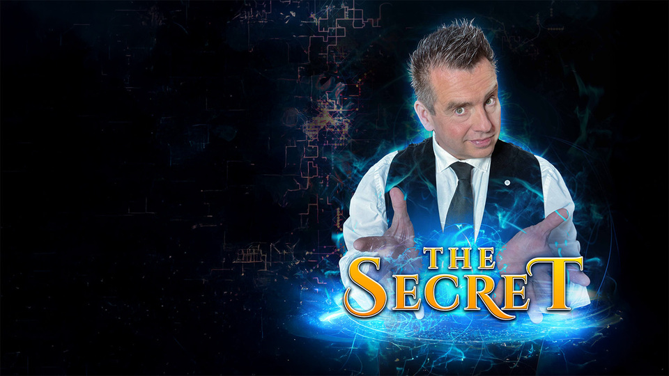 Promotional image for the show 'The Secret' in June 2026 at Blackburn Empire Theatre.
