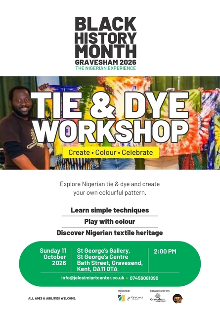  Tie & Dye - A Black History Month Workshop