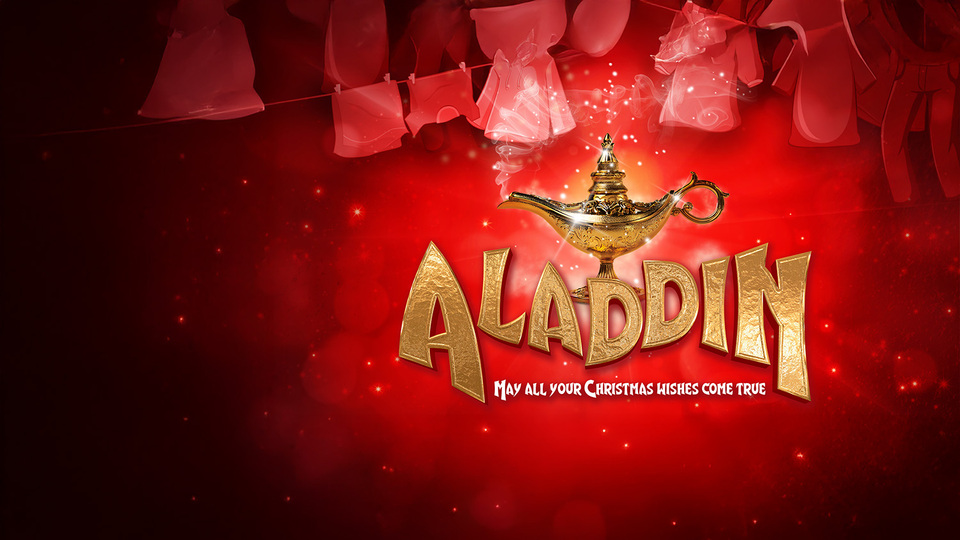 Promotional image for the show 'Aladdin – Blackburn Christmas Pantomime 2026' in November 2026 at Blackburn Empire Theatre.