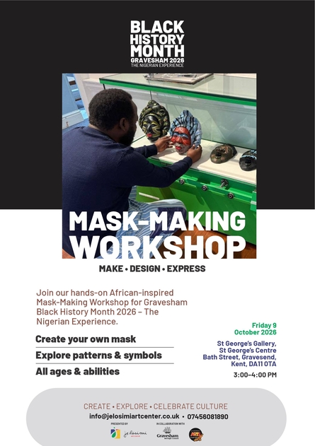  Mask Making - A Black History Month Workshop