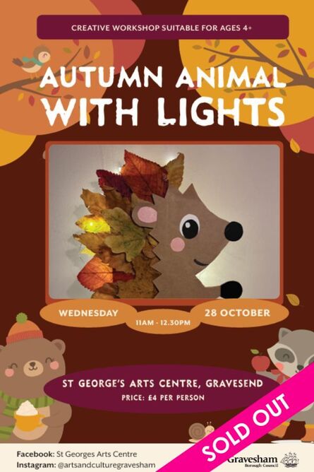  Autumn Animal with Lights Workshop