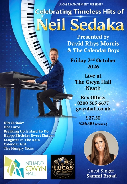 LUCAS MANAGEMENT PRESENTS: Celebrating Timeless Hits of Neil Sedaka