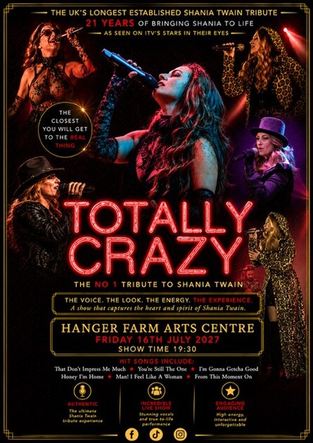 TOTALLY CRAZY – The No1 Tribute to Shania Twain