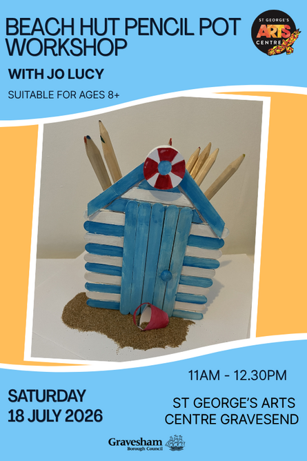 Beach Hut Pencil Pot Workshop
