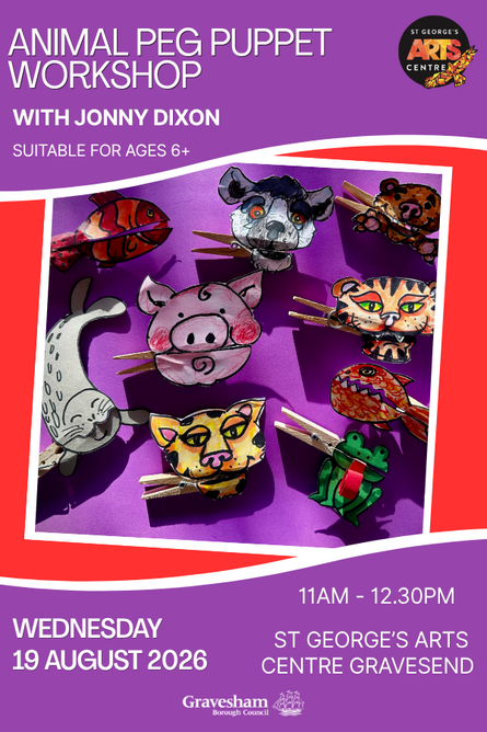  Animal Peg Puppet Workshop