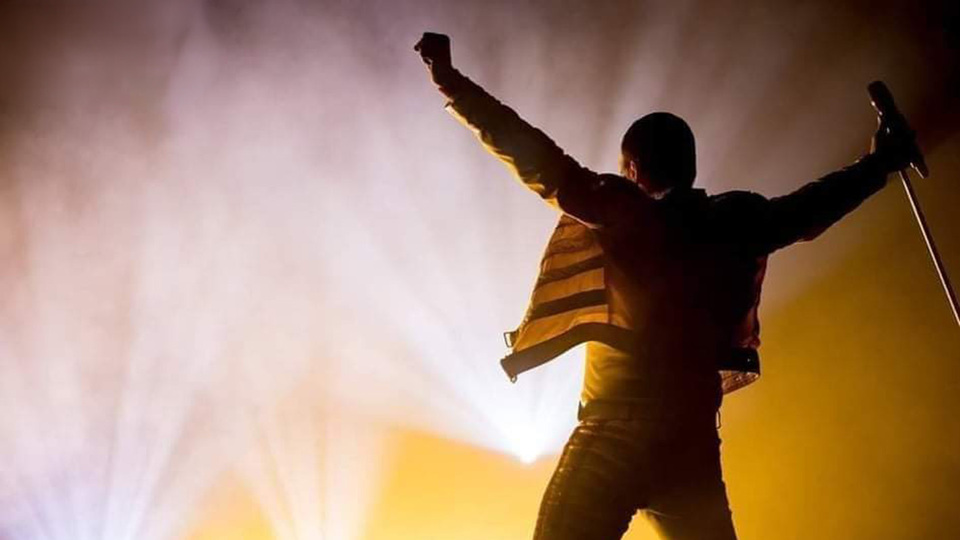Promotional image for the show 'The Freddie & QUEEN Experience' in October 2026 at Blackburn Empire Theatre.